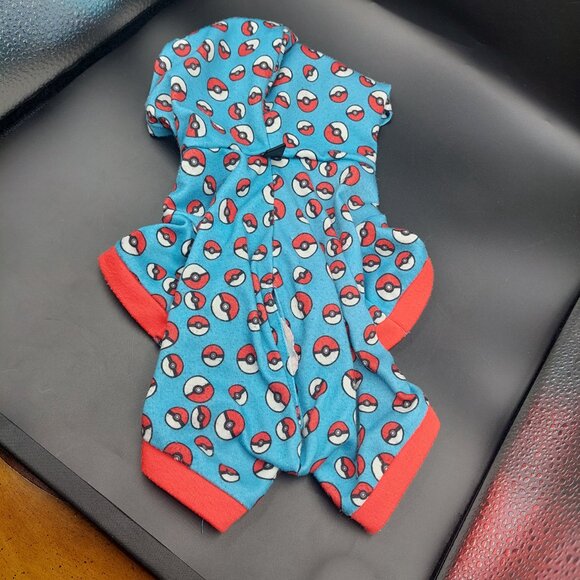 2017 Build A Bear Eevee Pokémon Plush w/ Poke Ball Pajama Outfit - Picture 10 of 11